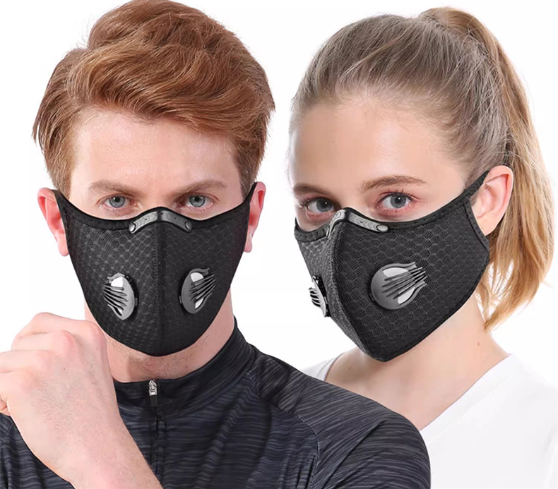 Anti Pollution Mask - Fietsmasker Sport Wasbaar Herbruikbaar met filter