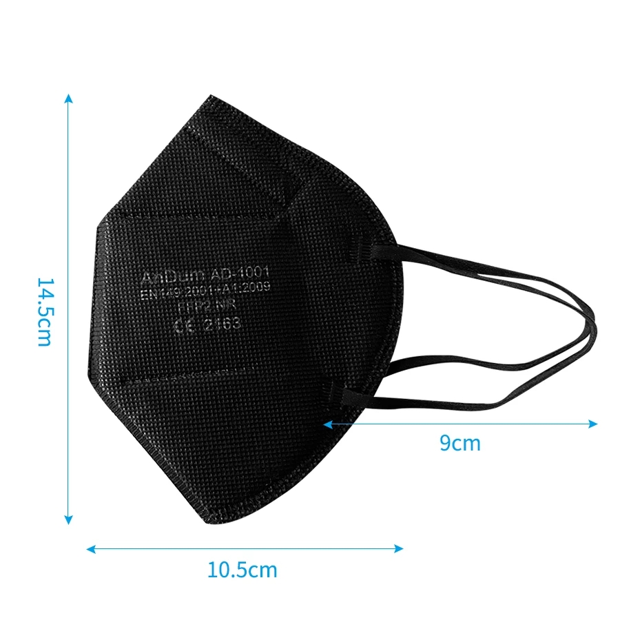 5 STKS FFP2-masker CE-goedgeke - Anti Pollution Mask recensie en prijs